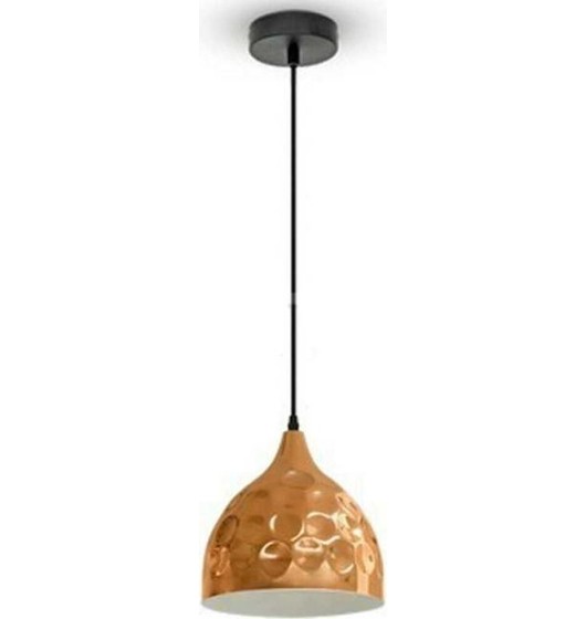 Lustre suspension 60w plafond vt-8230 3715 pendentif cuivre industriel