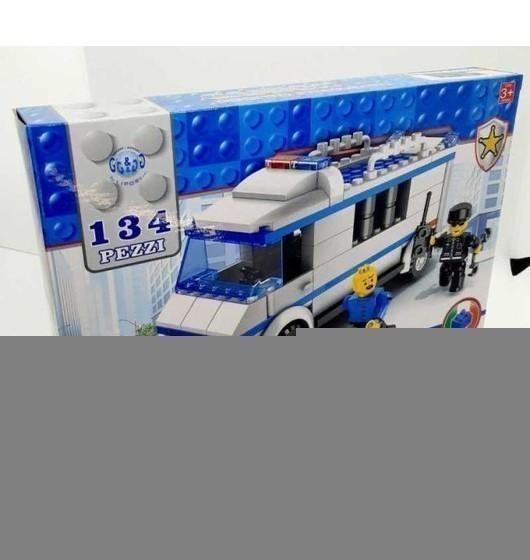 Constructions de jouets pour enfants camion d'urgence avec 2 figurines
