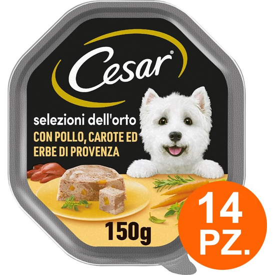 Cesar Selezioni dell'Orto Nourriture pour chien au poulet et carottes - 14...